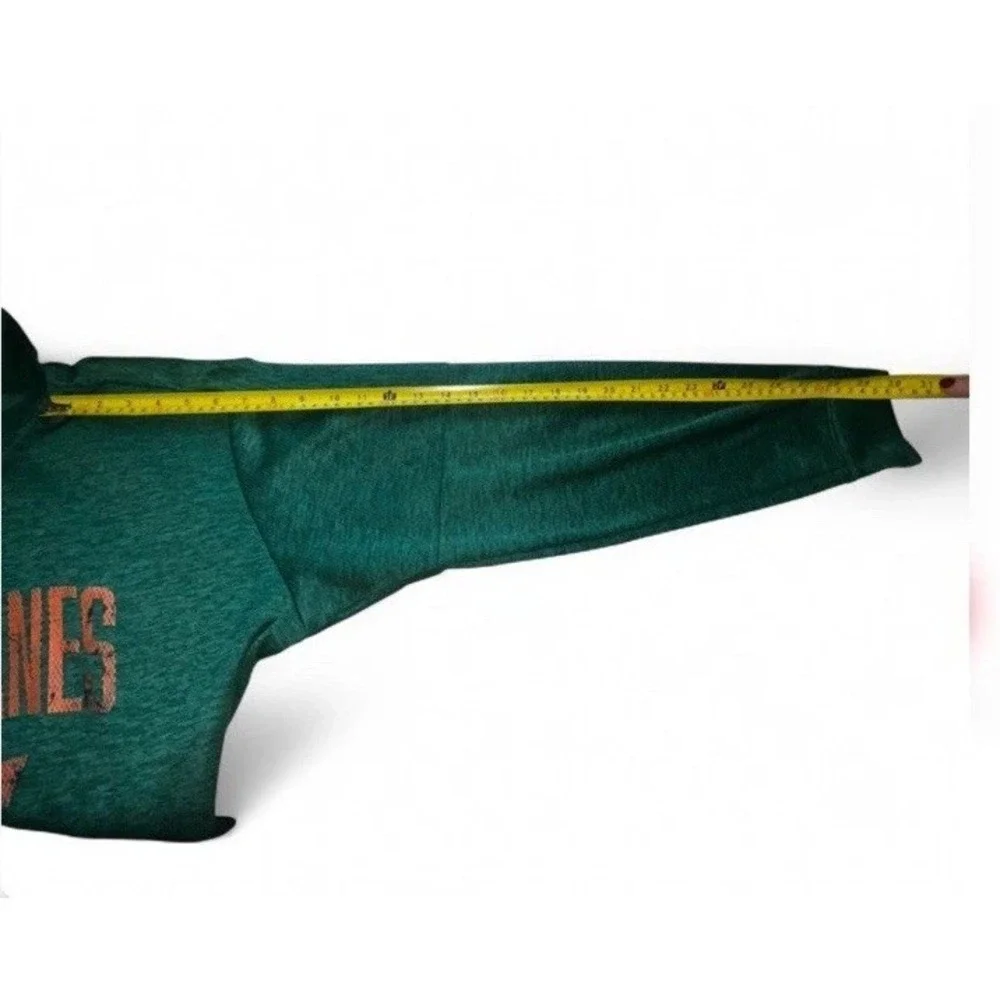 Adidas Men's Vintage Inspired Miami Hurricanes Hoodie Sweatshirt Climawarm XL